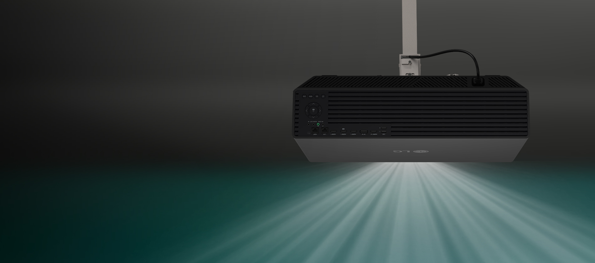 bu70qgt is installed on the ceiling and show bullet features